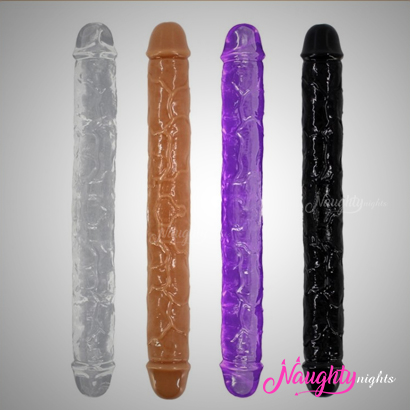 Jelly Double Dong Realistic Dildo