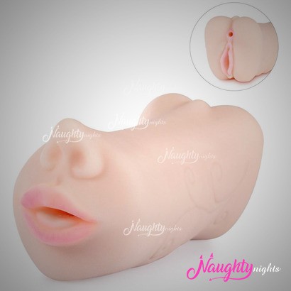 3-in-1 (Vagina + Ass + Mouth) Realistic 3D Masturbator