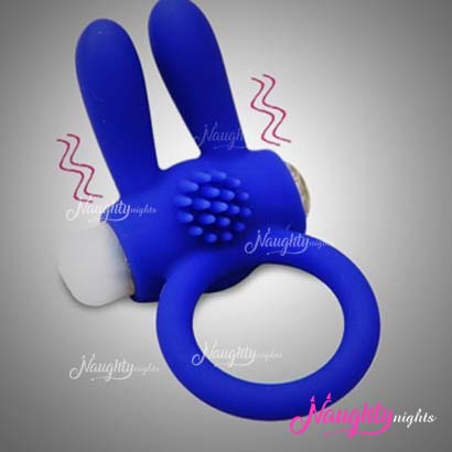 Rabbit Vibrating Cock Ring For Erection And Delay