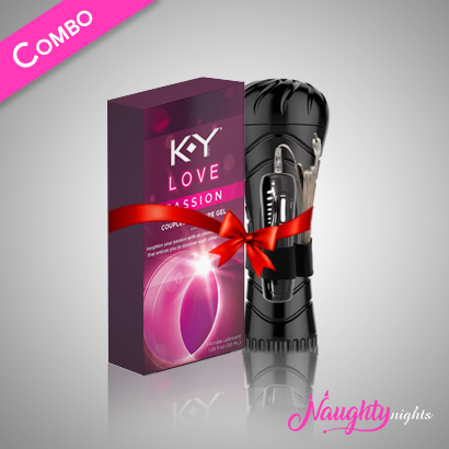 Baile Masturbator Cup and K-Y Love Water-based Lubricant