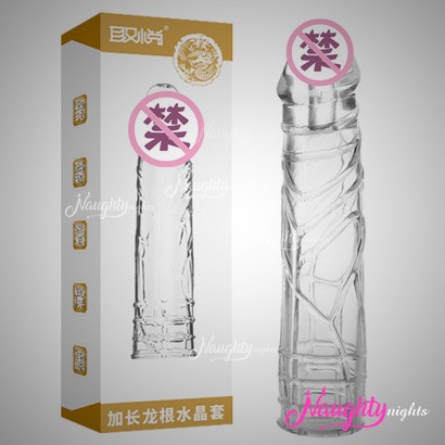 Crystal Clear Penis Sleeve with Strong Grip