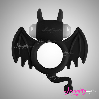 Bat Shape Vibrating Cock Ring For Delay