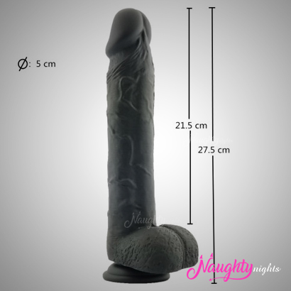 Realistic 10 Inch Strap-On In Black – Welcome to delhisextoystore